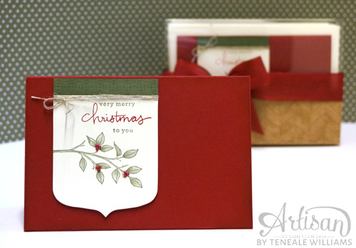 By Teneale Williams| Christmas Cards using Choose Happiness.