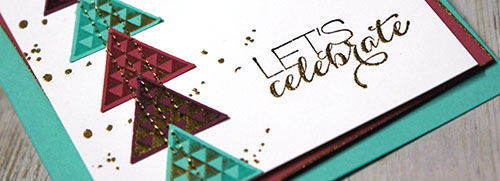 By Teneale Williams | INKspired Sketch #INK015 | Geometrical  Stamp Set from Stampin Up!