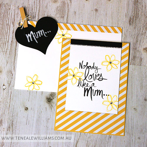 By Teneale Williams | Stampin' Up! Artisan Blog Hop | Mum's Love and Moonlight DSP