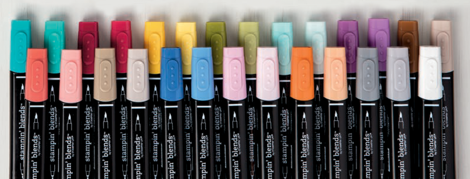 Newly released high-quality, alcohol-based, dual-tip markers come in 12 exclusive Stampin’ Up_ colours Teneale Williams