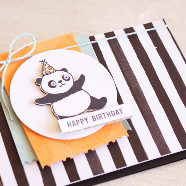By Teneale Williams | Party Pandas Stamp set from Stampin' Up! | Sale-A-Bration 2018