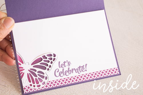 By Teneale Williams | Butterflies Thinlits from Stampin' Up! | Negative Cut Thinlit