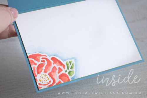 By Teneale Williams | Beautiful Day Stamp Set from Stampin' Up! | Watercolour and Heat Embossing Technique 