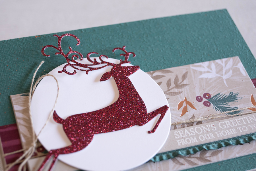 Card by Teneale Williams | Detailed Deer Thinlits from Stampin' Up!