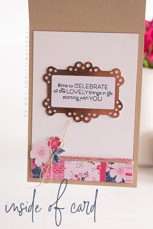 By Teneale Williams | Stampin'Up! Everything Is Rosy Product Medley