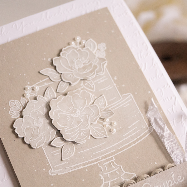 Card by Teneale Williams using Stampin' Up! Happy Birthday To You Cling Stamp Set White Wash Technique