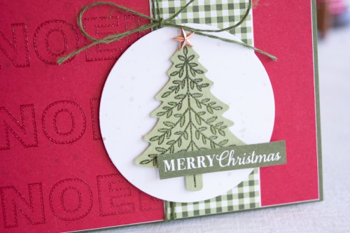 By Teneale Williams Wrapped In Christmas Stamp Set Stampin Up Australia Card idea 