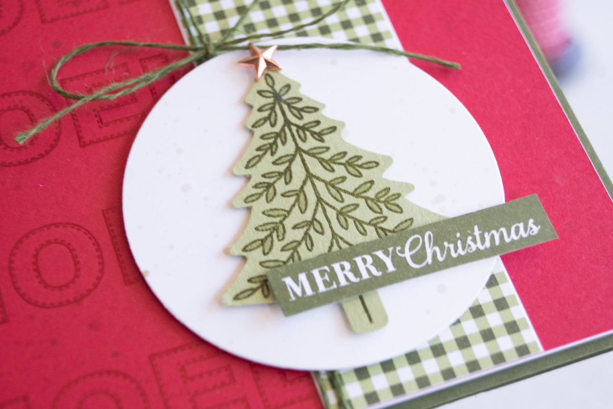 By Teneale Williams Wrapped In Christmas Stamp Set Stampin Up Australia Card idea