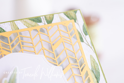 Teneale-Williams-Stampin-up-forever-gold-laser-cut-and-forever-greenery-designer-series-paper