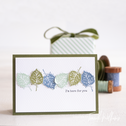Teneale Williams Gorgeous Leaves and Beauty of Tomorrow Stamp set from Stampin Up