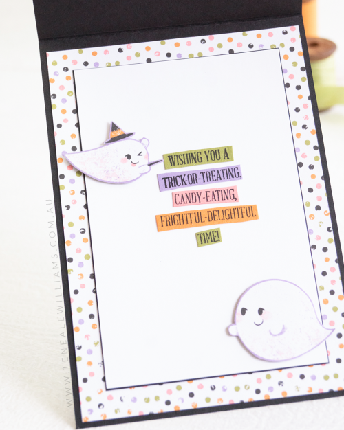 Teneale Williams cute-halloween DSP Stampin up treat ideas and card 2021