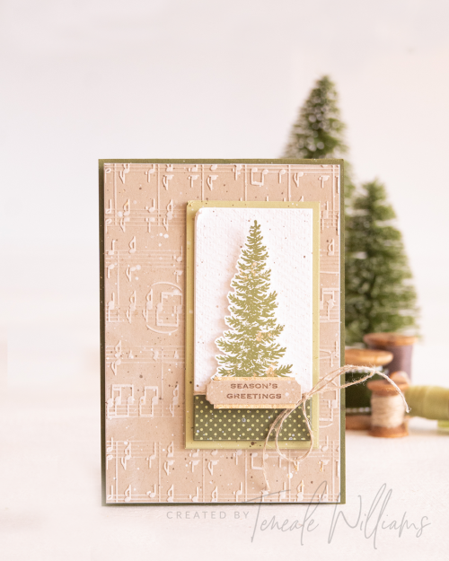 By Teneale Williams Evergreen Elegance Cling StampSet Stampin Up Australia Christmas card