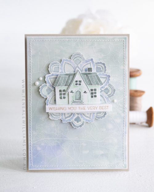  By Teneale Williams Rings of Love DSP Designer Series Paper SaleABration STampin Up 2022 housewarming card